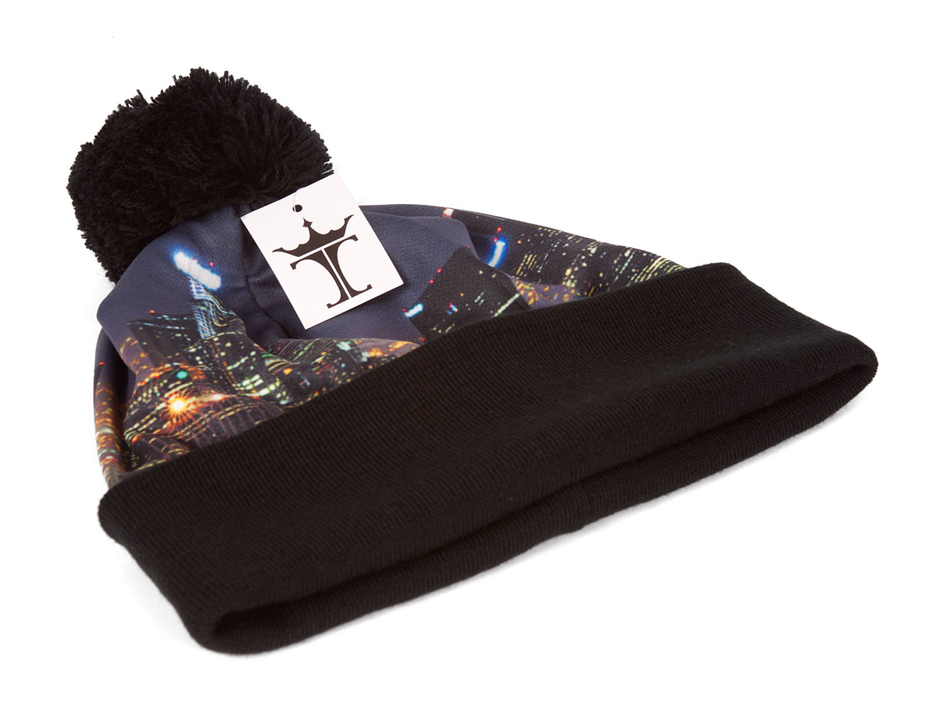 Winter Unisex Sublimation Cuffed Beanie w/ Pom eBay